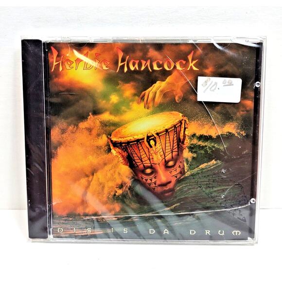 Dis Is Da Drum by Herbie Hancock (CD, 1995) New Sealed Grammy Winner Shrinkwrap - Picture 1 of 3